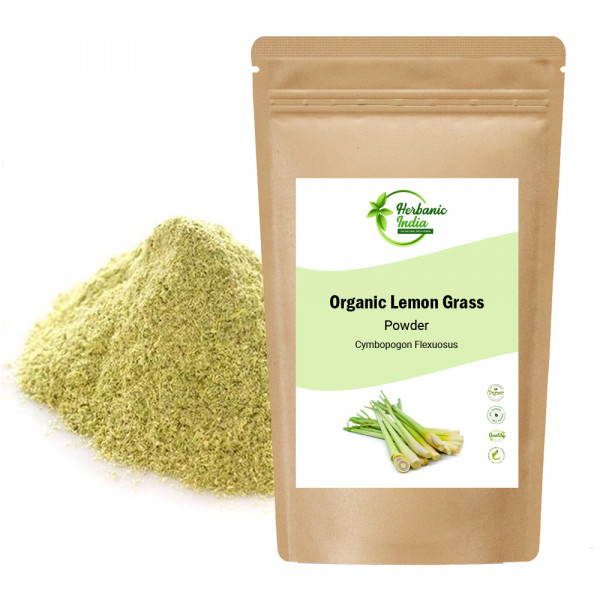 Organic lemongrass powder- cymbopogon flexuosus 
