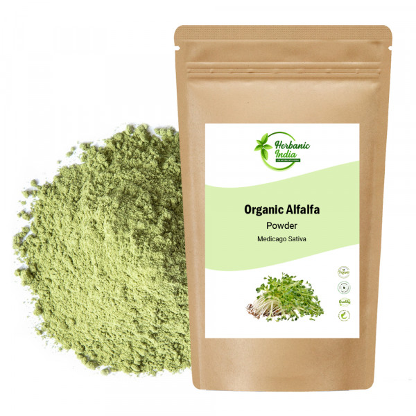 Organic alfalfa powder--medicago sativa 