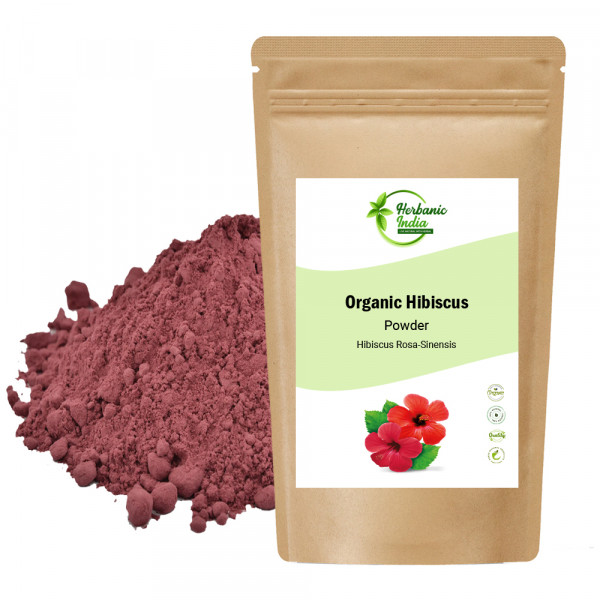 Organic hibiscus powder- hibiscus rosa- sinensis